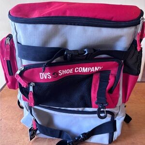 DVS Shoe Company Lazynator Skateboard skatepack backpack fold out chair